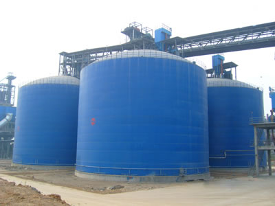 桑日水泥钢板库改造