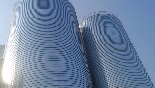 桑日2座混凝土高架卷板仓