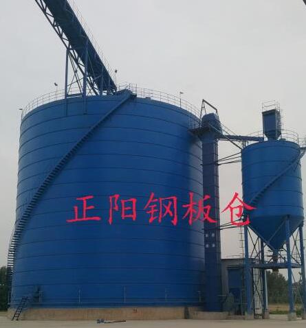 桑日大型矿粉钢板库