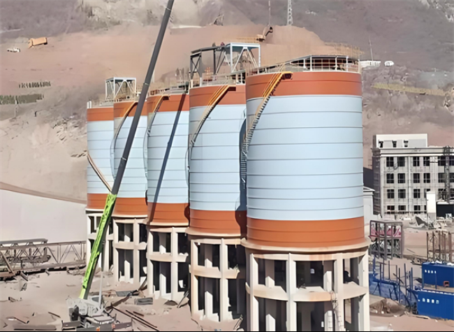 桑日高架钢板仓